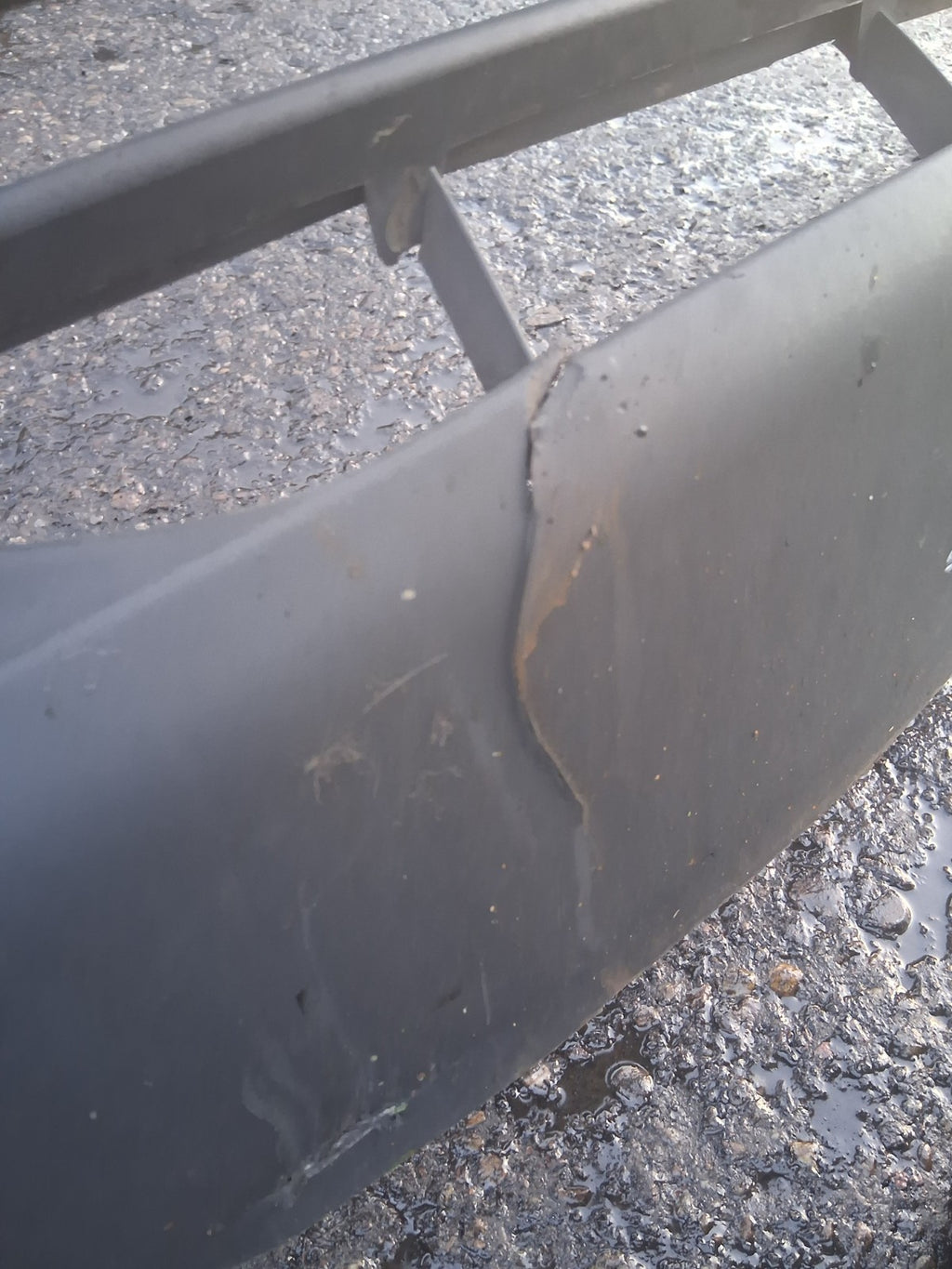 2007 MERCEDES BENZ VITO W639 FRONT BUMPER WHITE