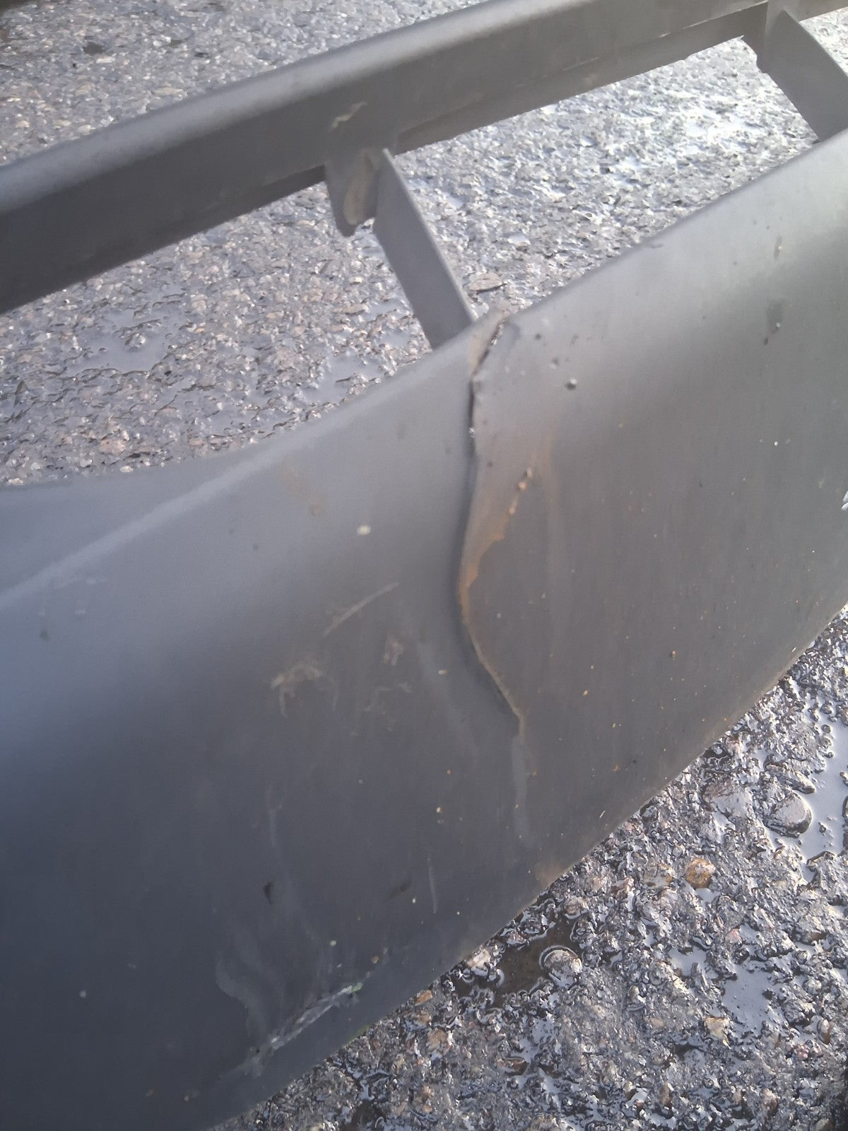 2007 MERCEDES BENZ VITO W639 FRONT BUMPER WHITE