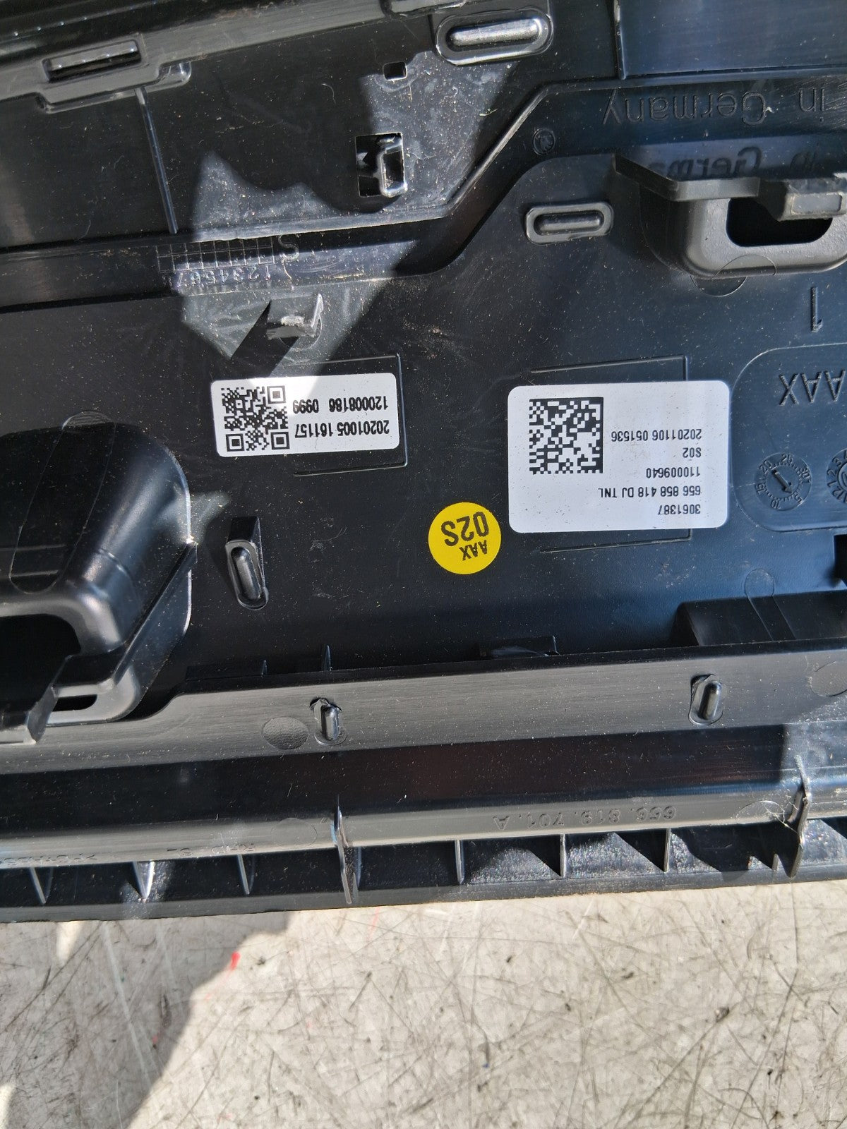 2021 SKODA SCALA DASH AIR VENT 656947194