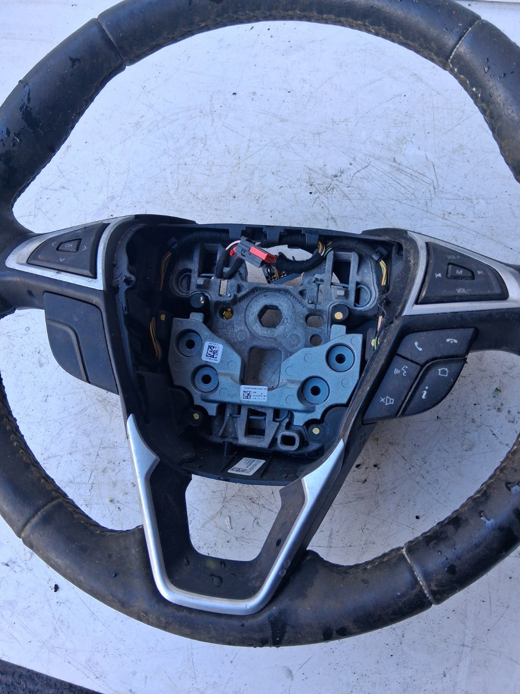 2019 FORD GALAXY MK4 MULTIFUNCTIONAL STEERING WHEEL BLACK 308045884D52