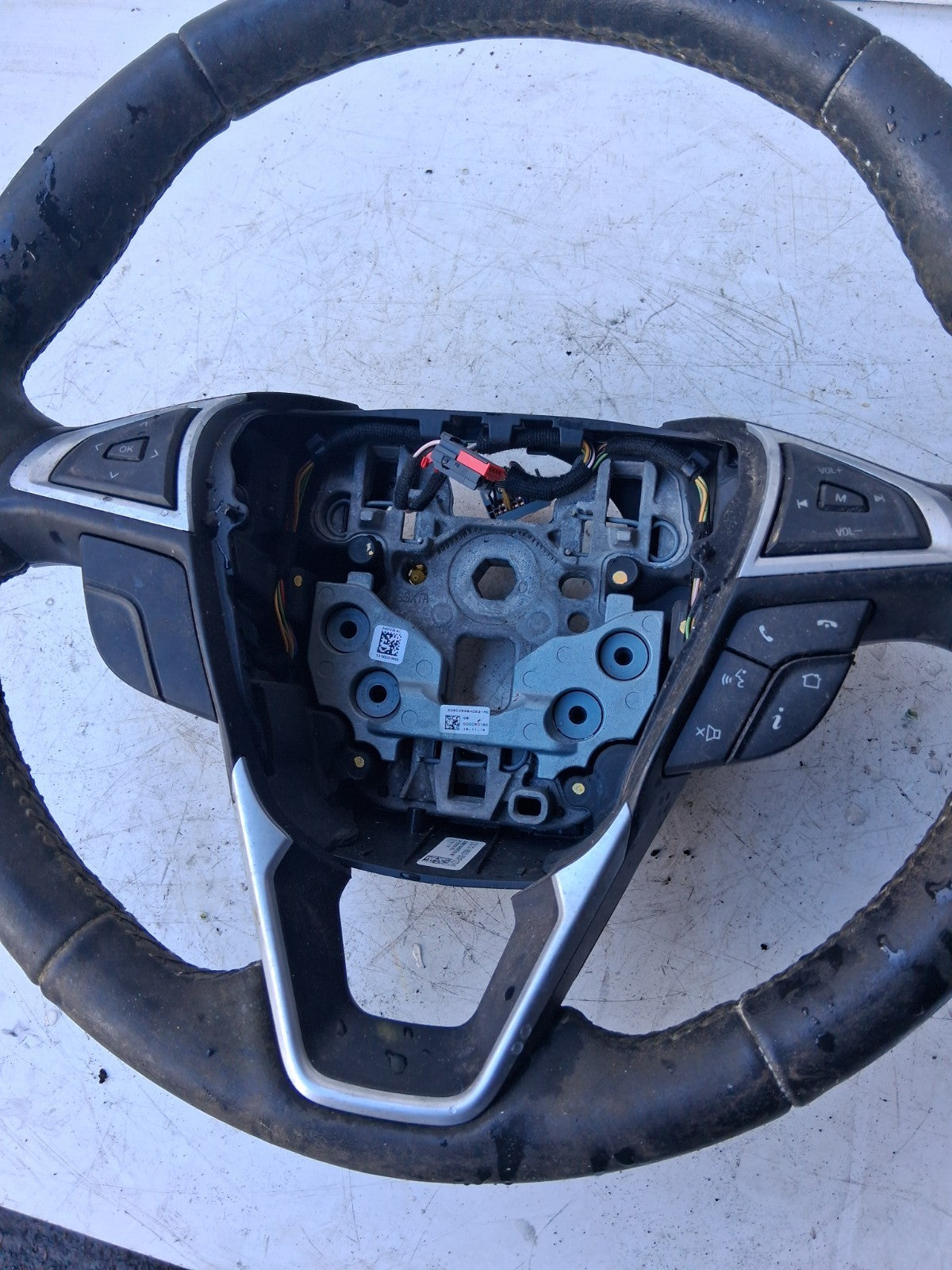 2019 FORD GALAXY MK4 MULTIFUNCTIONAL STEERING WHEEL BLACK 308045884D52