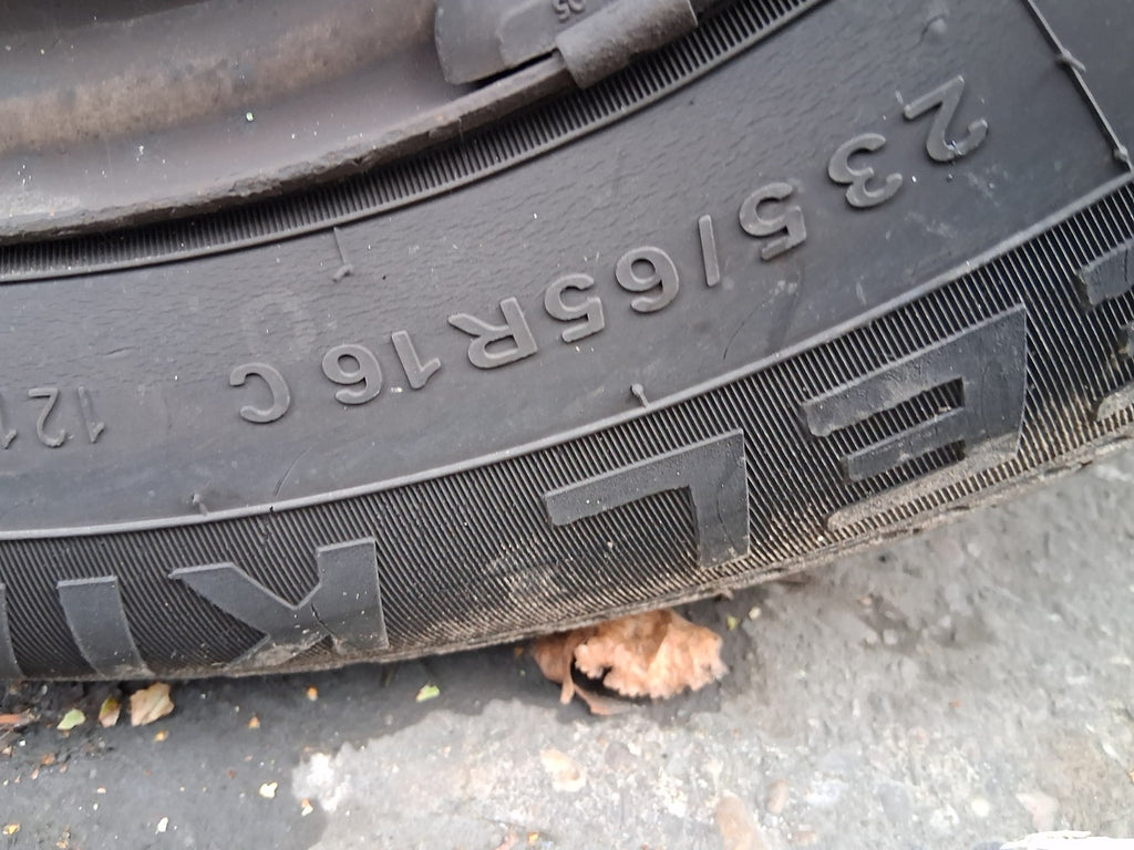 2016 MERCEDES SPRINTER MK2 W906 16 INCH STEEL WHEEL WITH TYRE 235/65R16