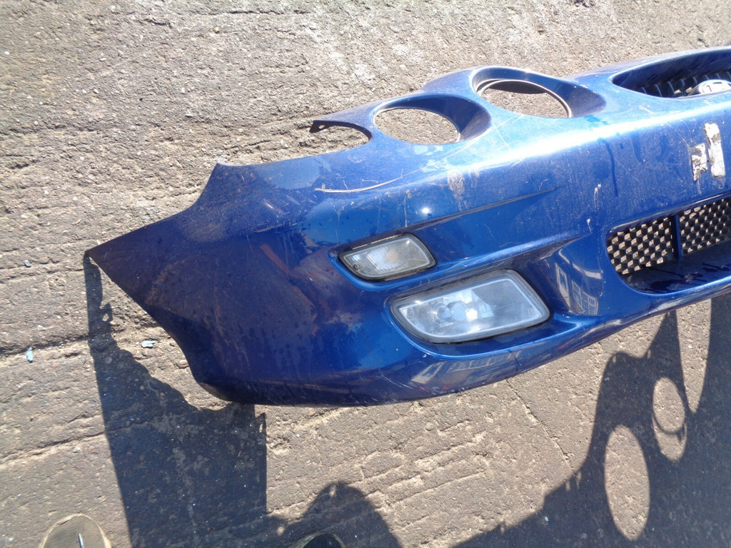 HYUNDAI COUPE BLUE FRONT BUMPER WITH FOG LIGHTS AND INDICATORS 1999 -2000 MK1