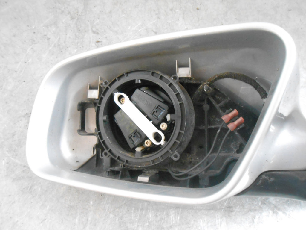 AUDI A3 8L (MK1) 1996 - 2003 NS PASSENGER SIDE ELECTRIC DOOR WING MIRROR SILVER