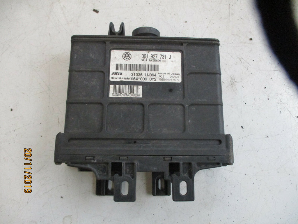 VW VOLKSWAGEN POLO 2004 1.4 PETROL AUTO GEARBOX CONTROL ECU MODULE 001927731J