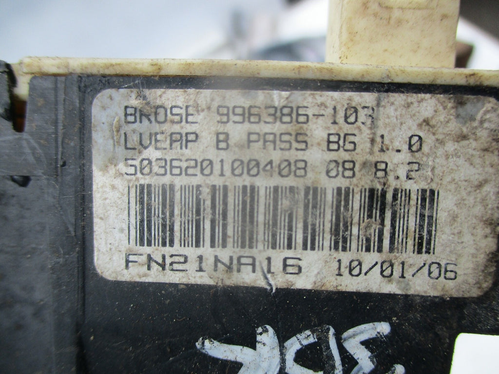 CITROEN C4 MK1 PASSENGER NEAR SIDE WINDOW MOTOR 996386-103