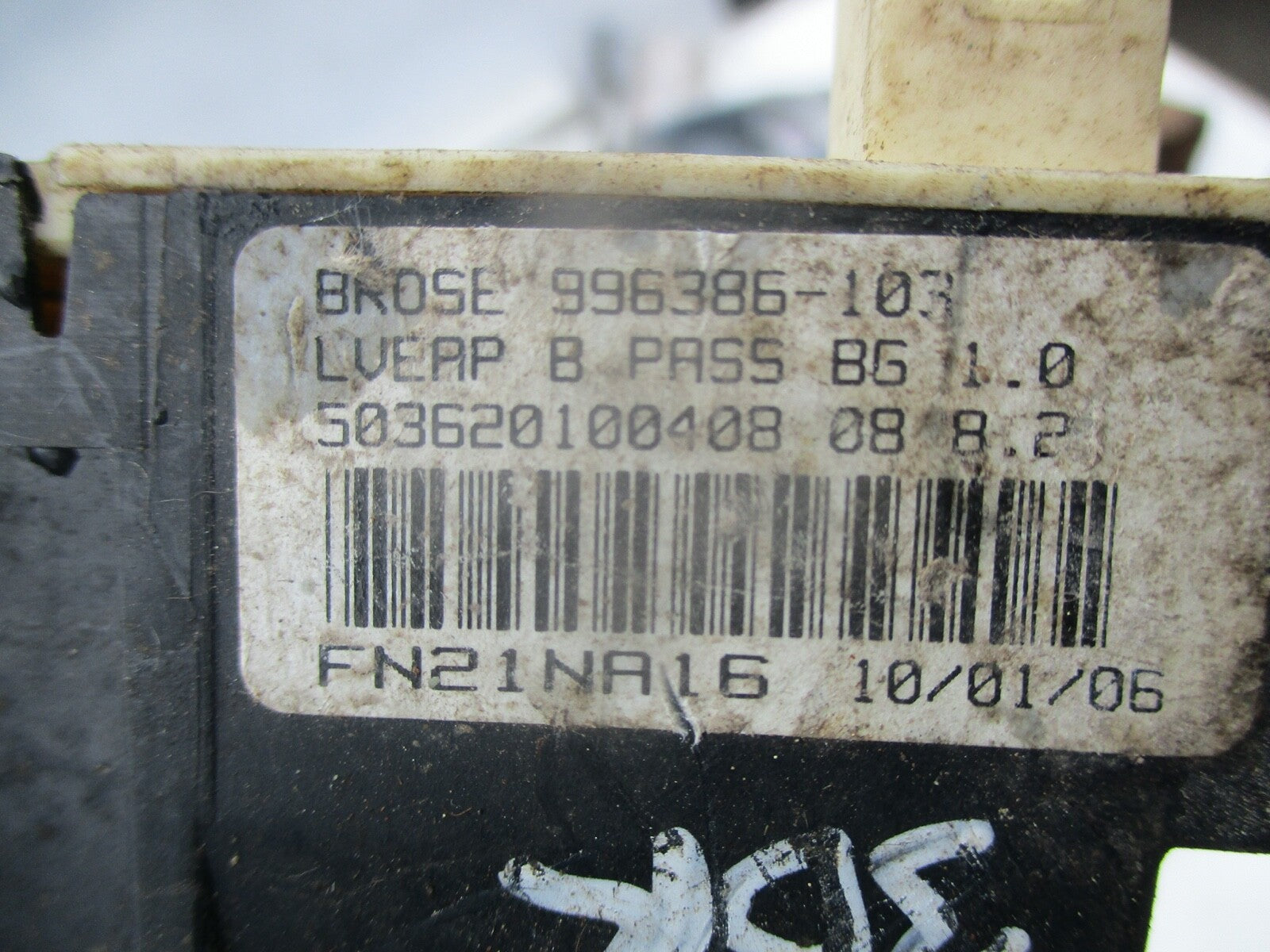 CITROEN C4 MK1 PASSENGER NEAR SIDE WINDOW MOTOR 996386-103