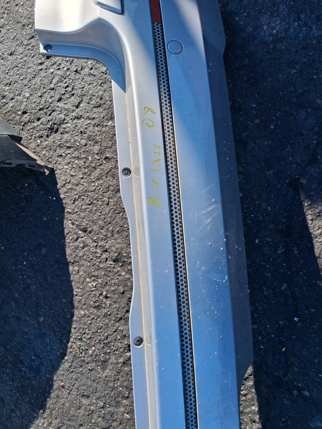 2008 FORD FIESTA MK6 COMPLETE REAR BUMPER WITH PDC SENSORS SILVER