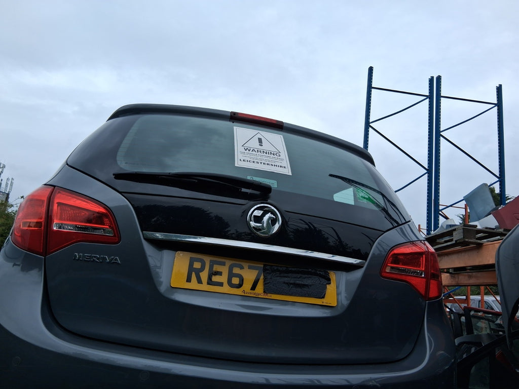 2017 VAUXHALL MERIVA B MK2 BARE TAILGATE BOOTLID SHINY GREY Z195