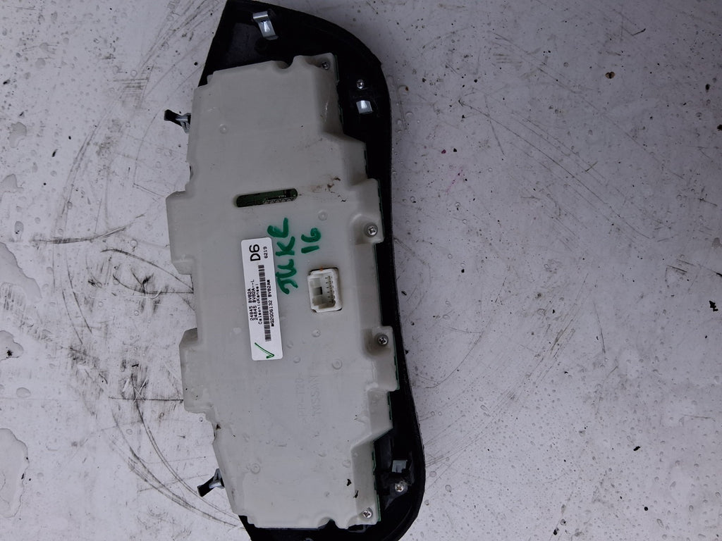 NISSAN JUKE 2016 F15 AC HEATER CONTROL SWITCH PANEL 24845BV82A
