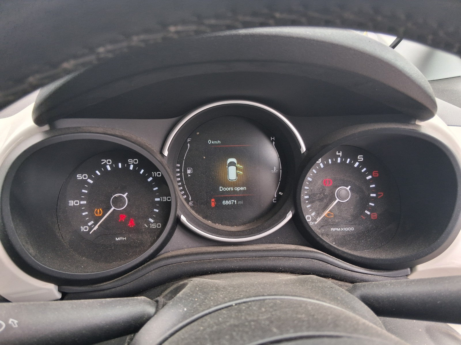 2019 FIAT 500L HATCH 1.4 PETROL MANUAL SPEEDO SPEEDOMETER INSTRUMENT CLUSTER