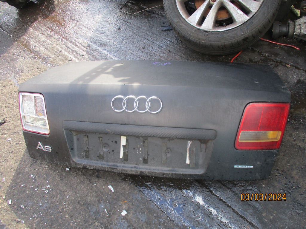AUDI A8 D3 4E 2008 SALOON REAR COMPLETE TAILGATE BOOTLID MATT BLACK