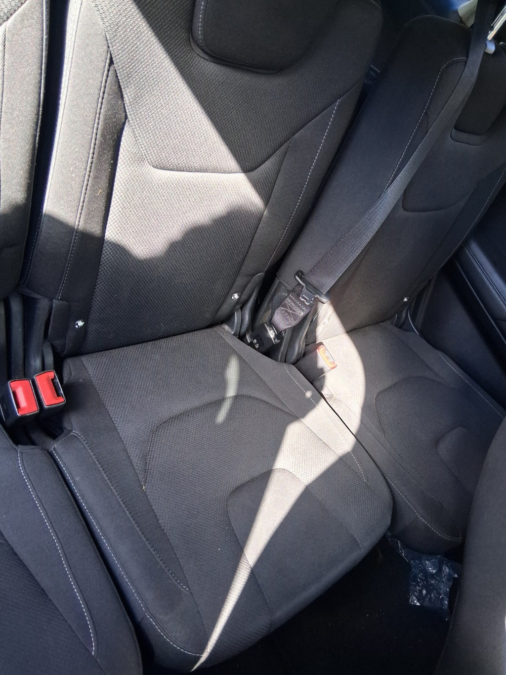 2017 FORD S MAX MK2 MIDDLE ROW CENTRE BENT SEAT FABRIC COMPLETE SEAT