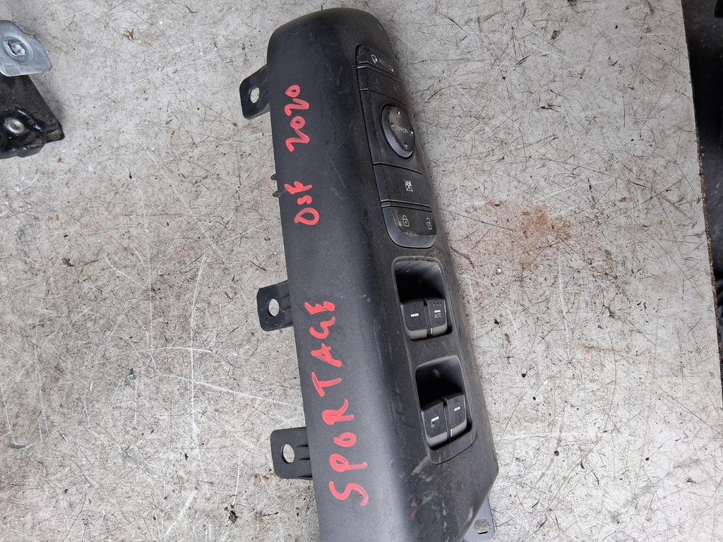 2020 KIA SPORTAGE OS DRIVER SIDE REAR WINDOW CONTROL SWITCH 93530D9500