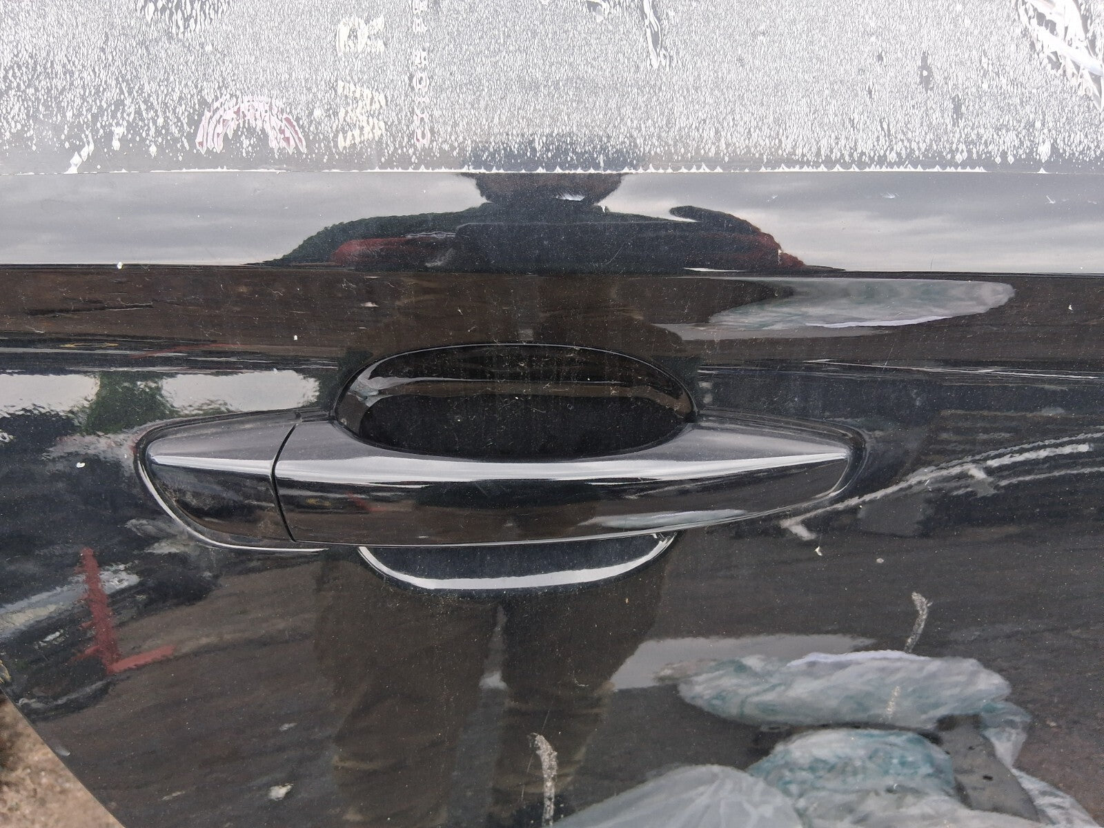 2023 VAUXHALL GRANDLAND OSR DRIVER SIDE REAR EXTERIOR DOOR HANDLE BLACK