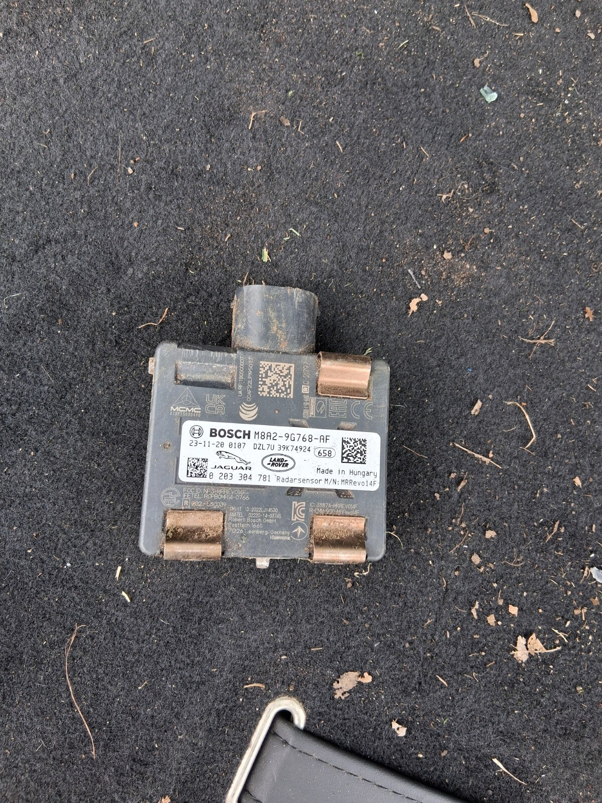 2024 RANGE ROVER VELAR P400e RADAR SENSOR M8A29G786AF