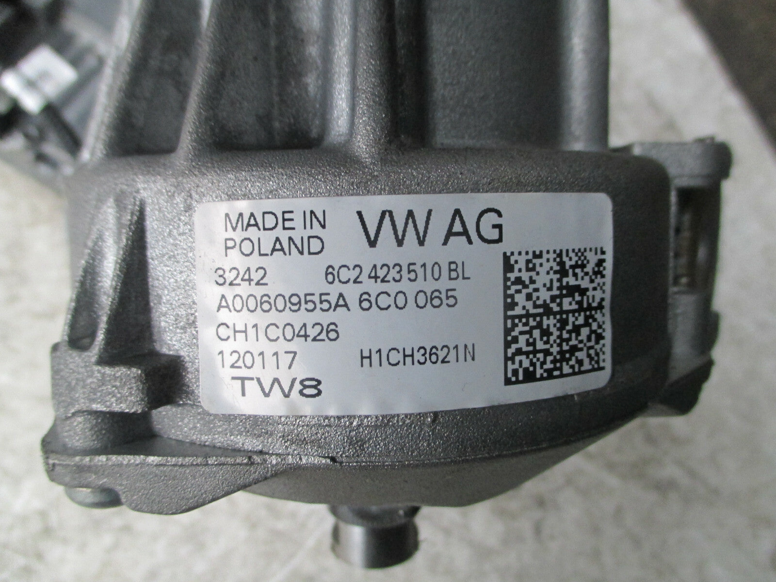 SKODA FABIA 2018 MK3 NJ ELECTRIC STEERING COLUMN 6C2423510