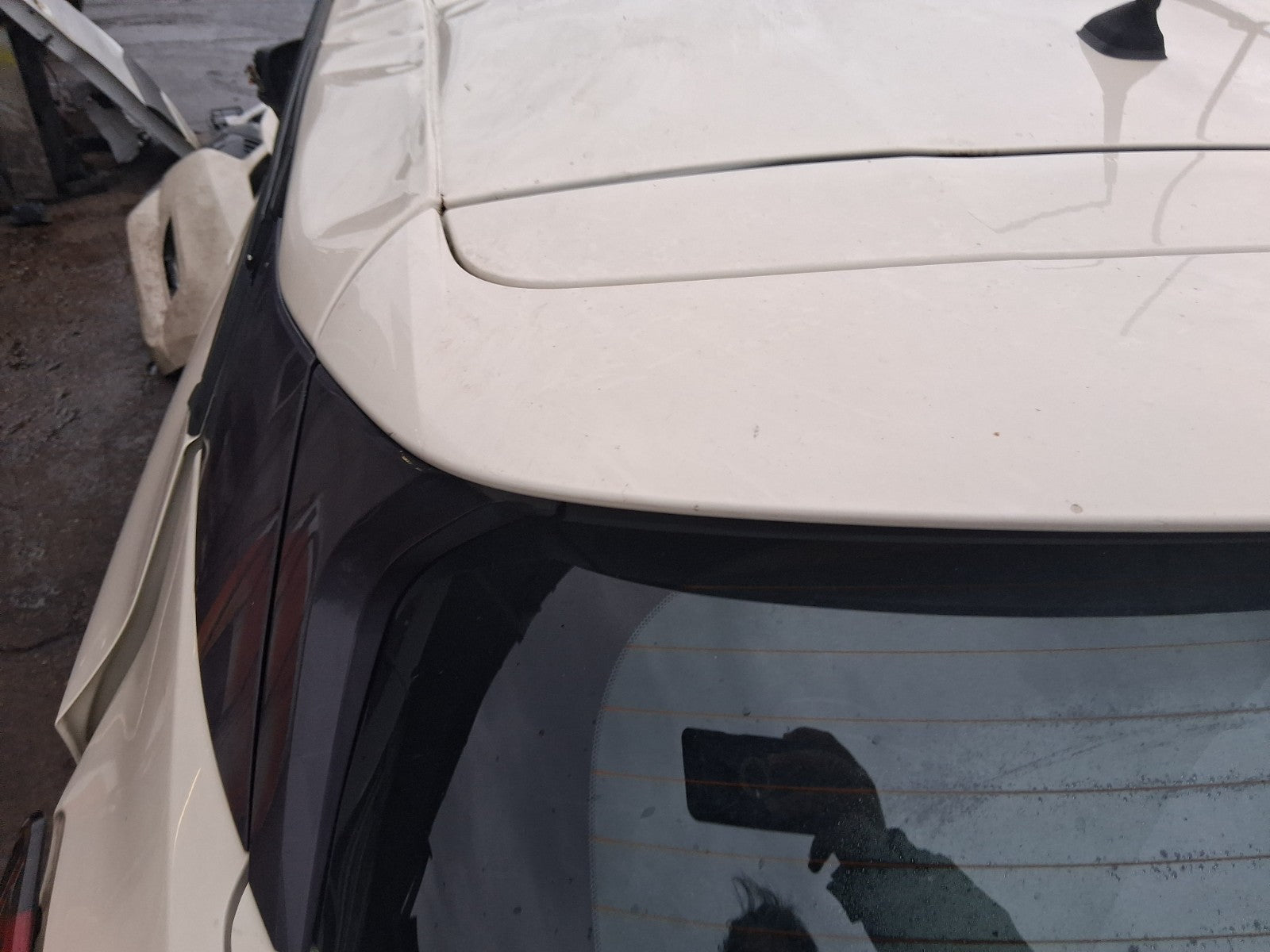 2018 NISSAN MICRA K14 COMPLETE REAR BARE TAILGATE BOOTLID IVORY D16