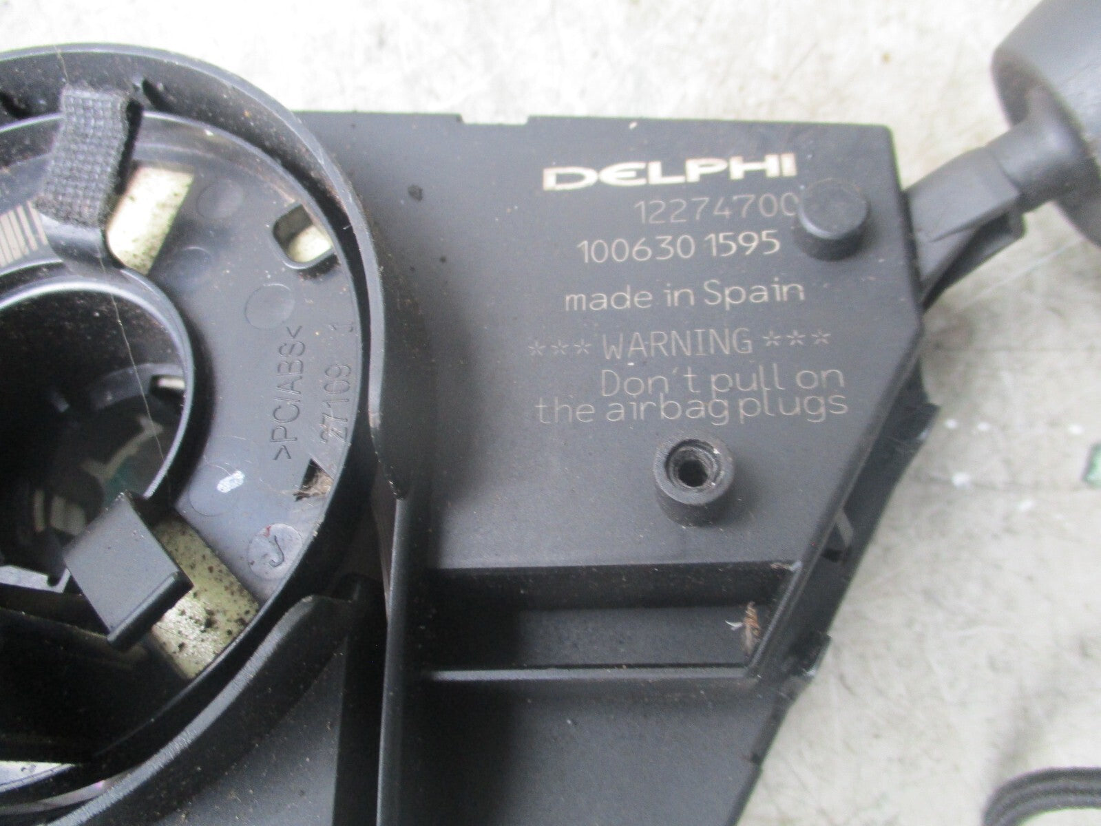 2009 VAUXHALL CORSA D SE WIPER INDICATOR SWITCH STALK SQUIB RING 12274700