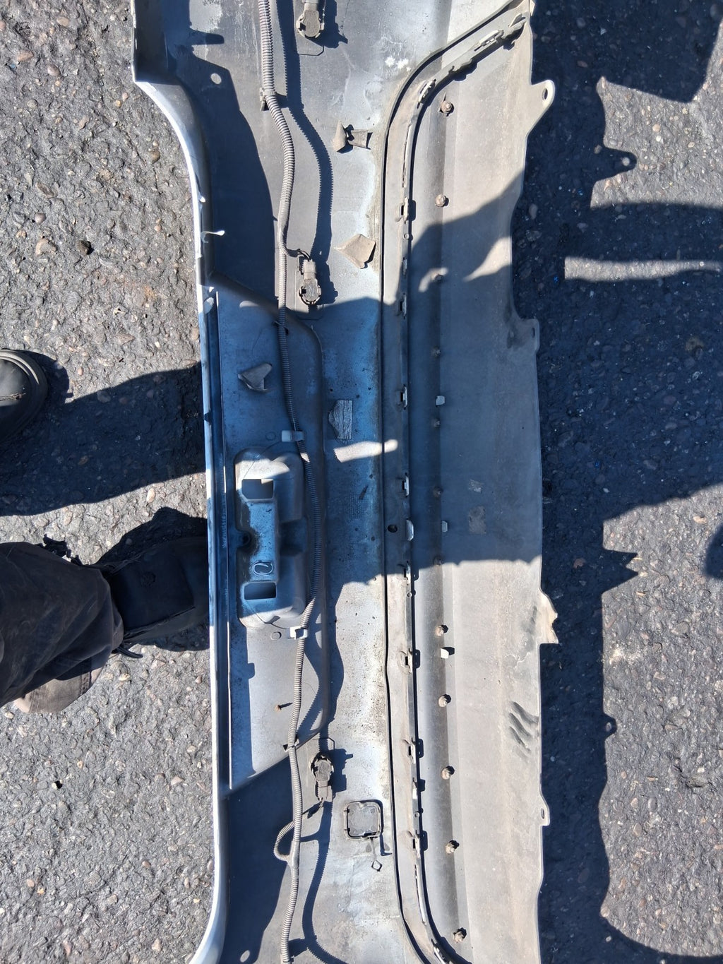 2013 CITROEN C4 MK2 COMPLETE REAR BUMPER WHITE