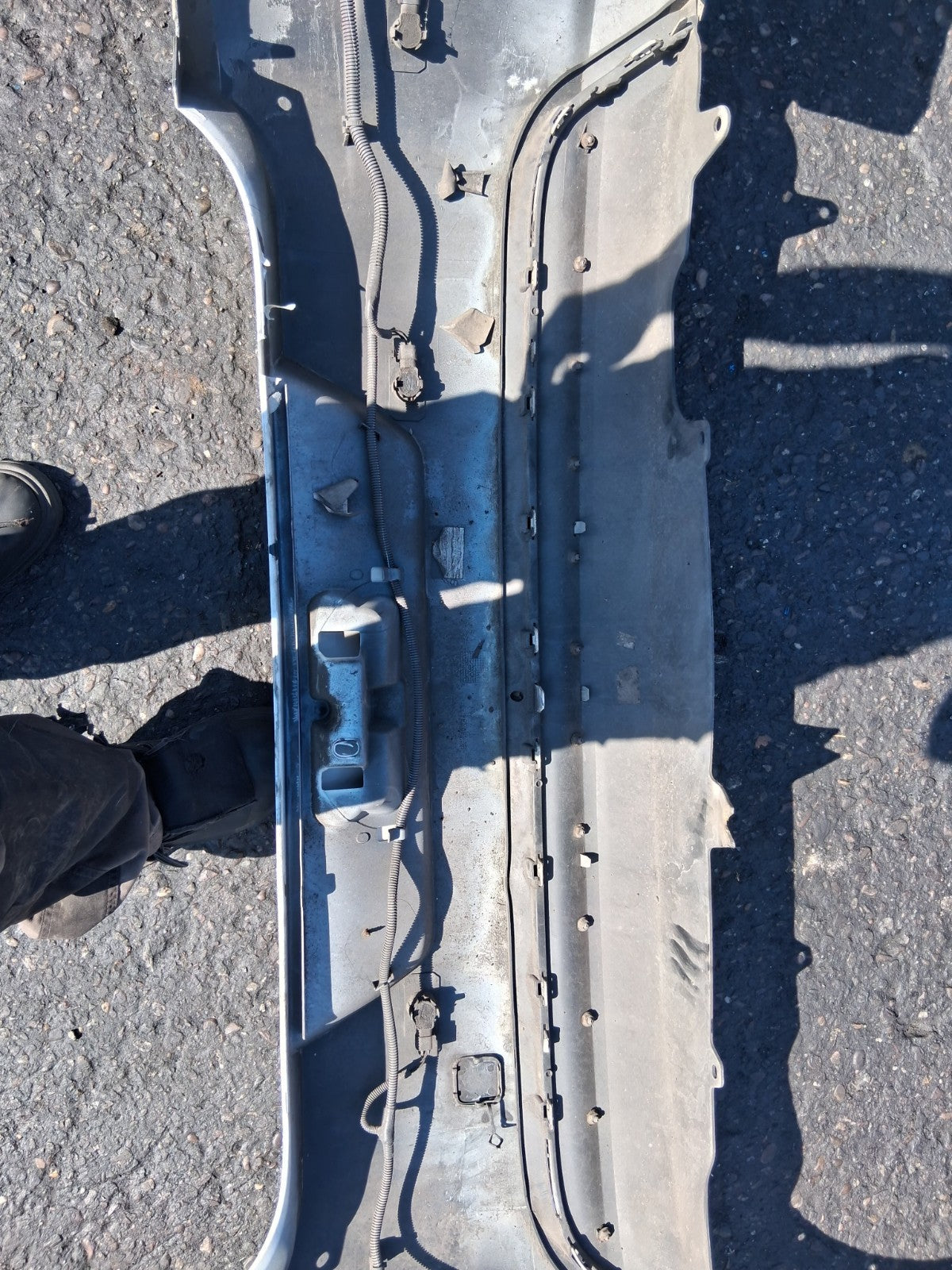 2013 CITROEN C4 MK2 COMPLETE REAR BUMPER WHITE