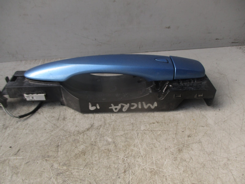 2019 NISSAN MICRA K14 MK5 NSF PASSENGER FRONT LEFT EXTERIOR DOOR HANDLE