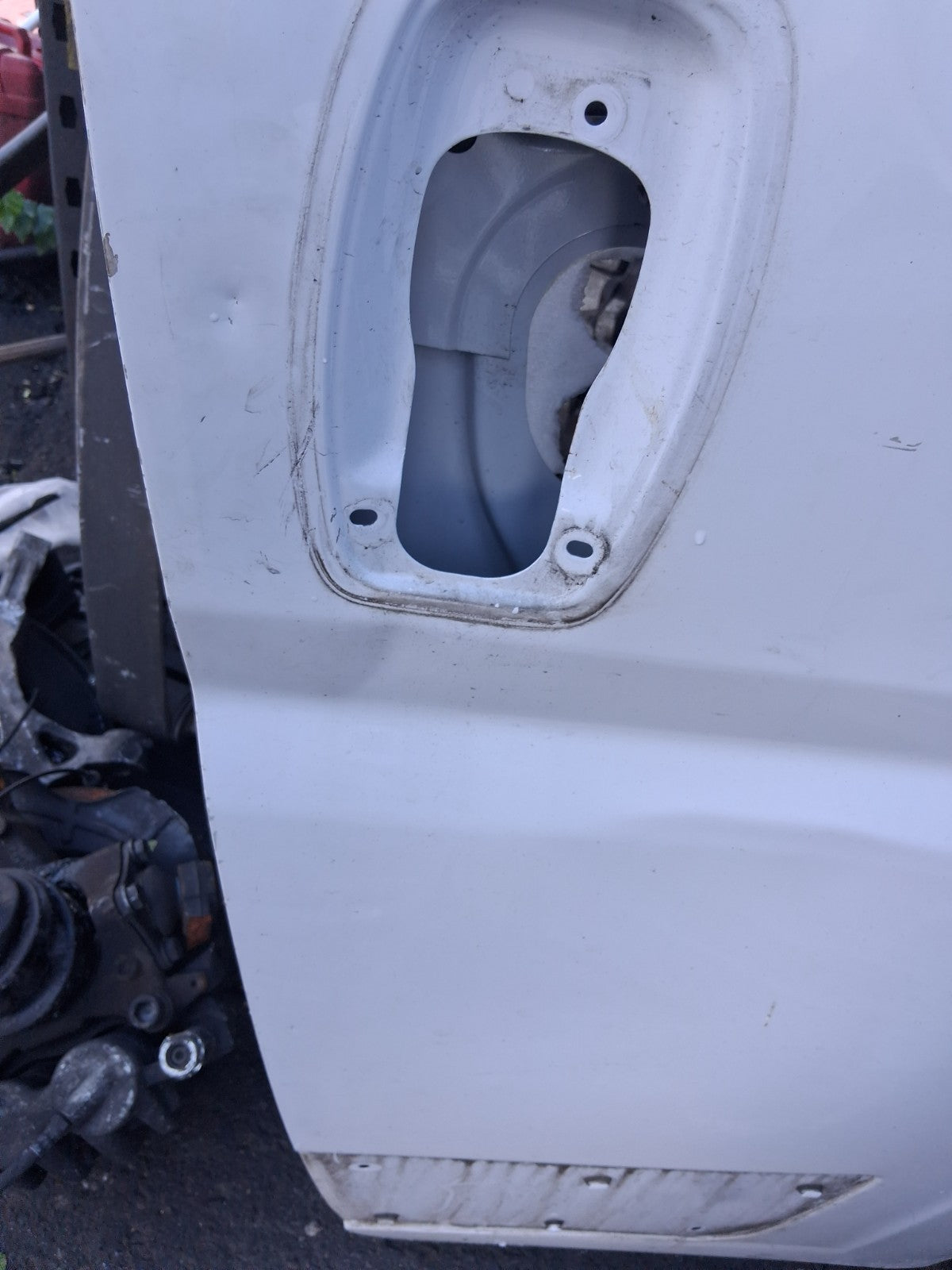 2023 VAUXHALL MOVANO C MK3 OSF DRIVER SIDE FRONT RIGHT BARE DOOR WHITE