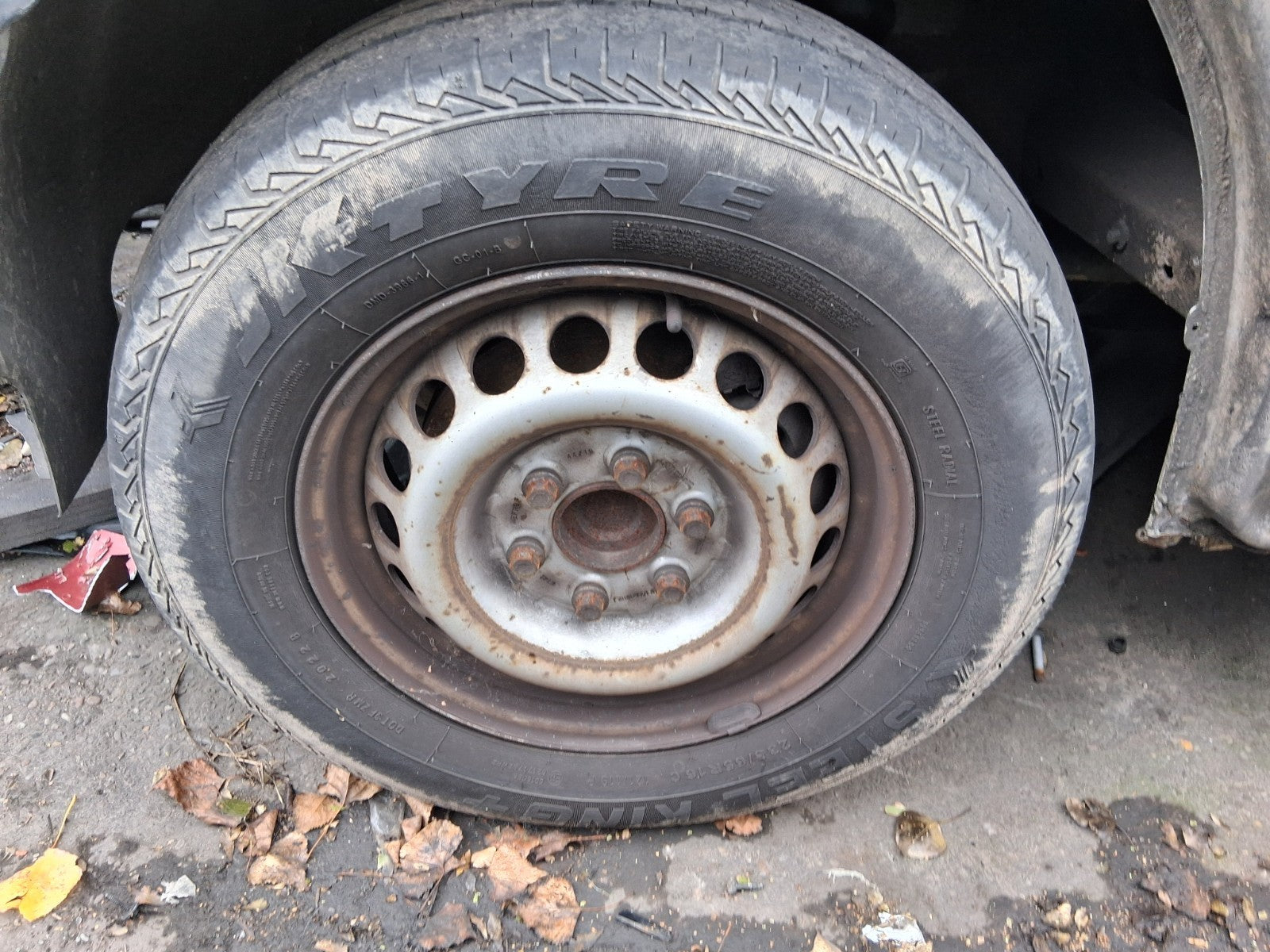 2016 MERCEDES SPRINTER MK2 W906 16 INCH STEEL WHEEL WITH TYRE 235/65R16