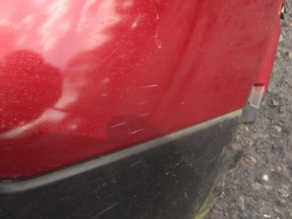 2012 NISSAN QASHQAI J10 REAR COMPLETE BUMPER RED
