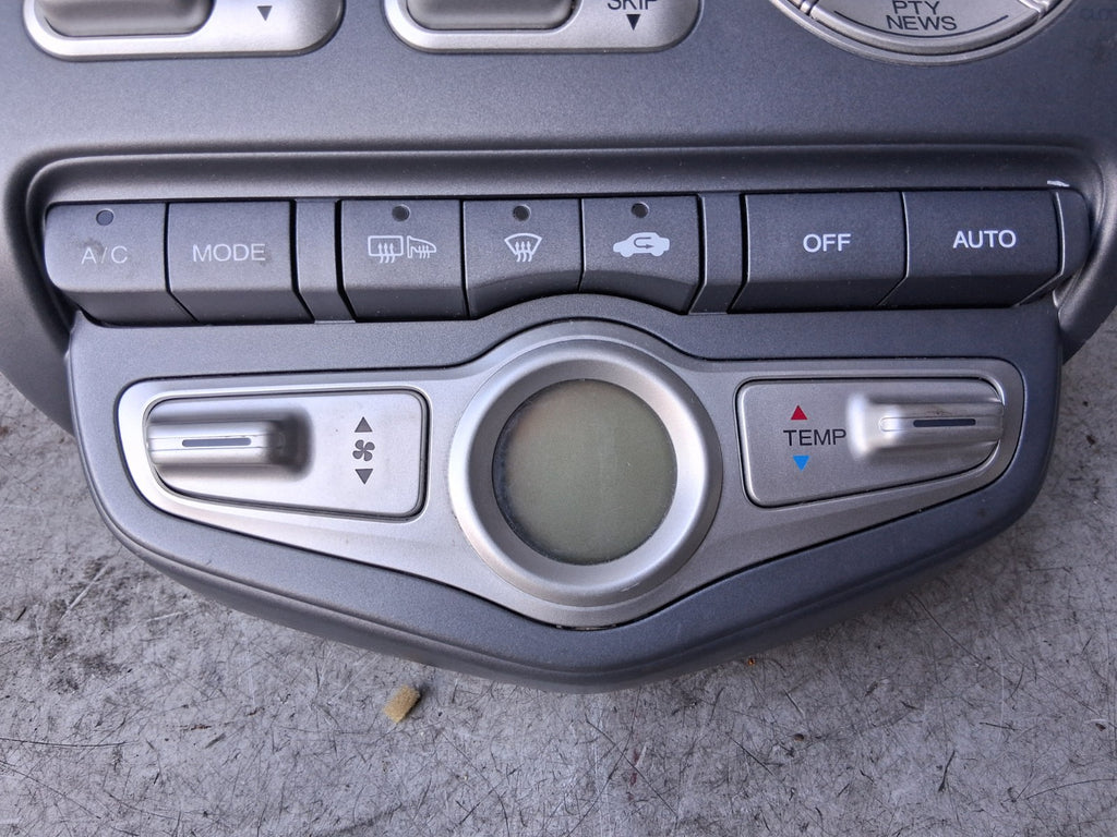 2007 HONDA JAZZ MK2 RADIO STEREO HEAD UNIT WITH CLIMATE CONTROL PANEL 39100SAAE4