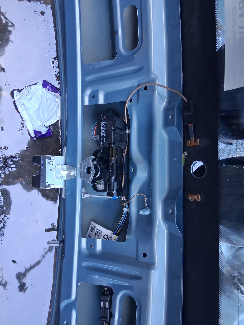 2006 VAUXHALL CORSA C REAR COMPLETE TAILGATE BOOTLID BLUE