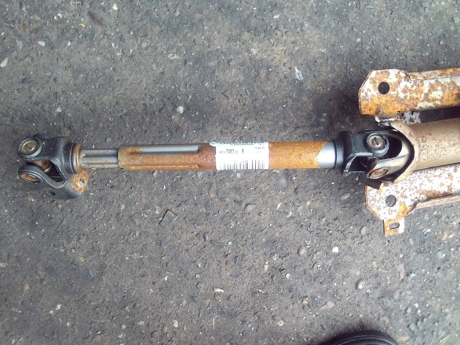 2021 CITROEN C4 MK3 STEERING COLUMN IGNITION SWITCH LOCK & KEY HOB 9824740280