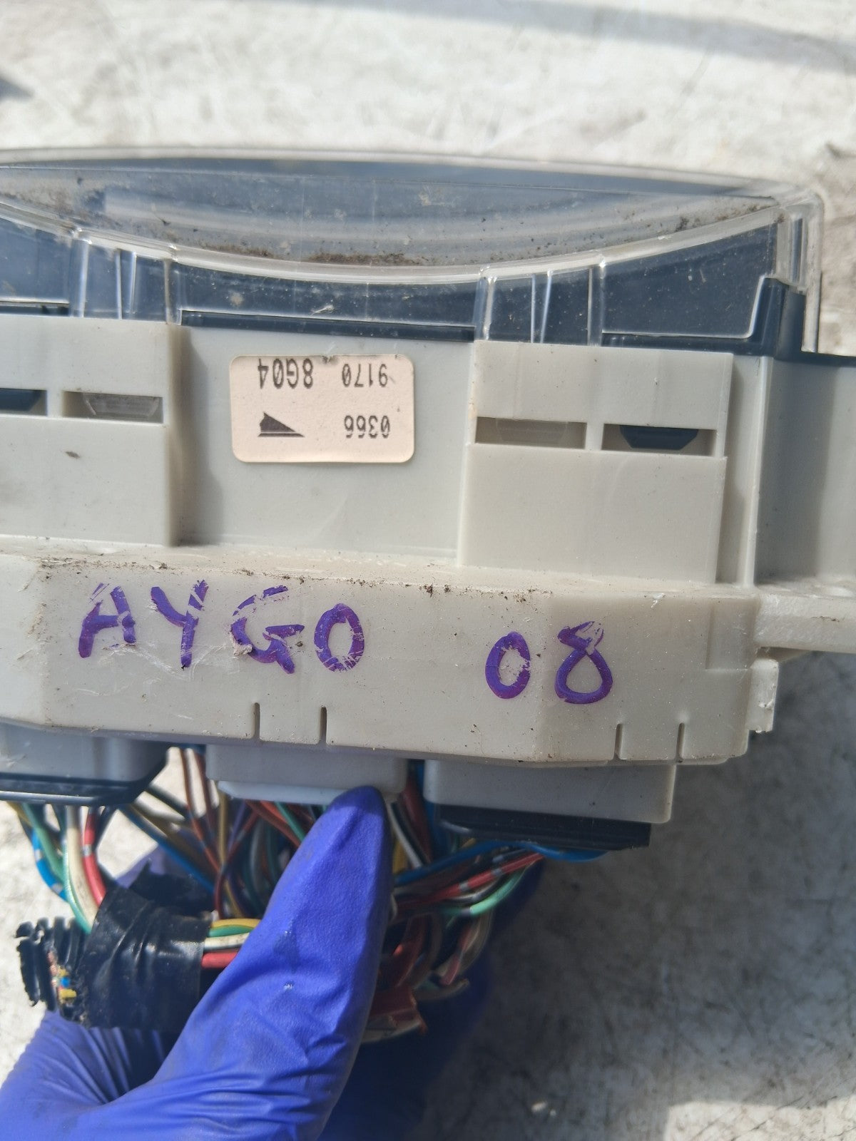 2008 TOYOTA AYGO SPEEDOMETER