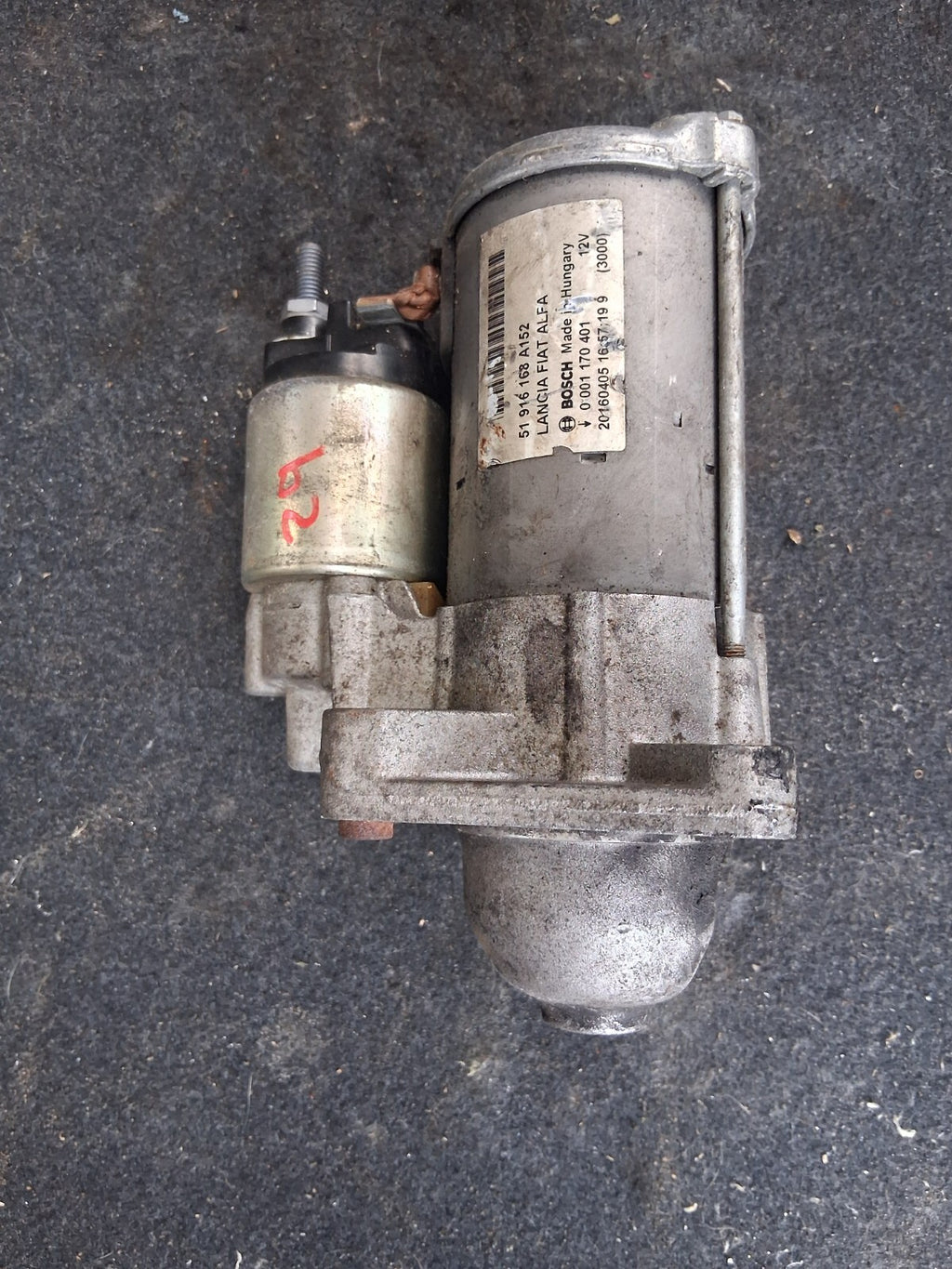 FIAT 500 2016 1.2 PETROL STARTER MOTOR 51916168A152