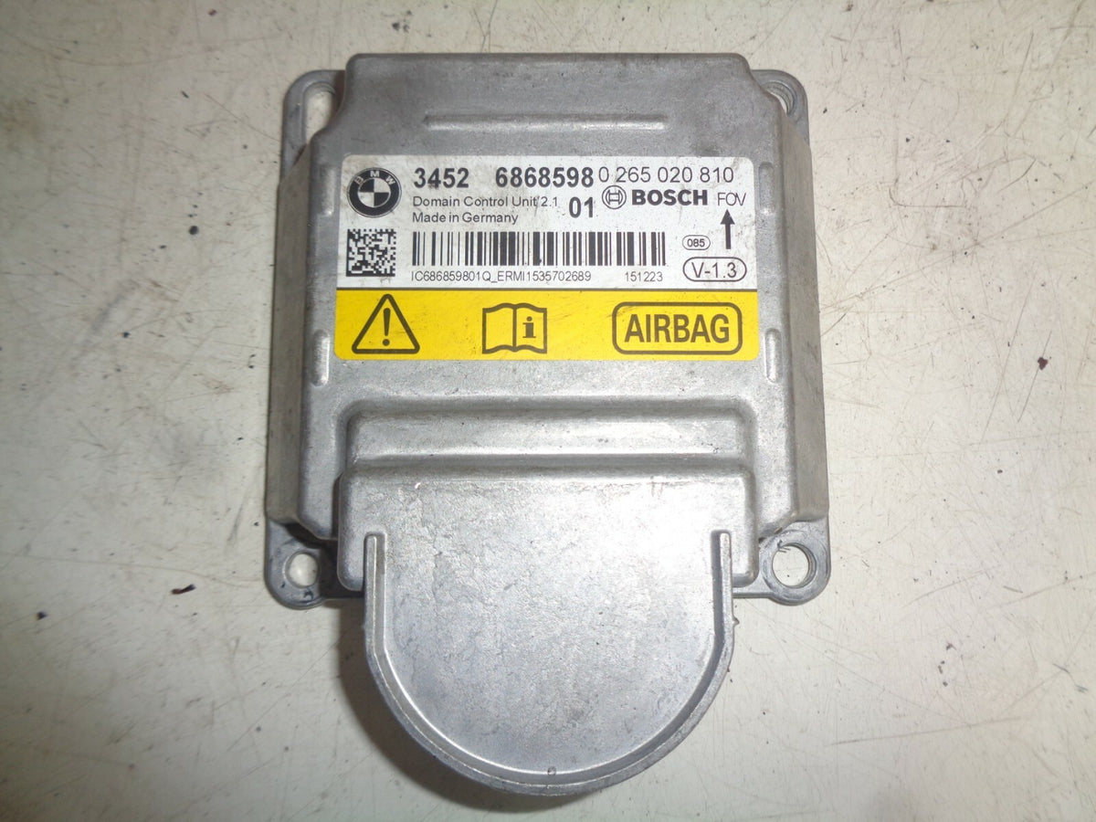 BMW 3 SERIES F30 2015 AIRBAG CONTROL MODULE ECU 6868598