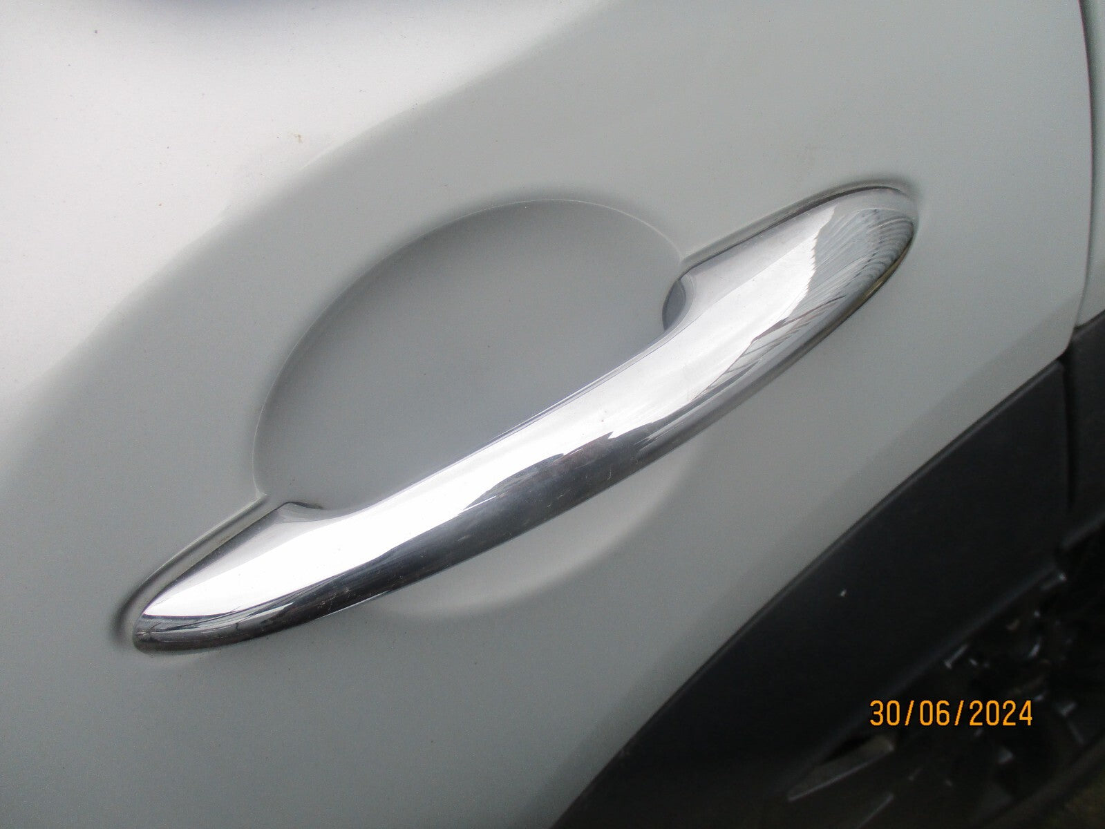 BMW MINI COUNTRYMAN F60 2021 NSR PASSENGER SIDE REAR EXTERIOR DOOR HANDLE CHROME