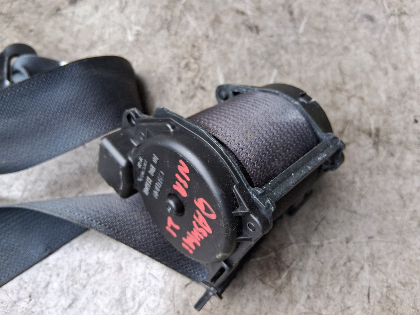 2020 NISSAN QASHQAI J11 MK2 NSR PASSENGER SIDE REAR LEFT SEAT BELT 80920AA
