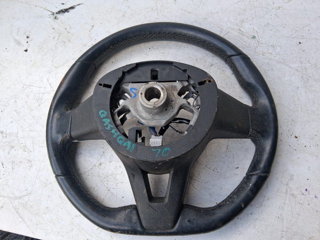 2020 NISSAN QASHQAI J11 MK2 MULTIFUNCTIONAL STEERING WHEEL BLACK 34231448F