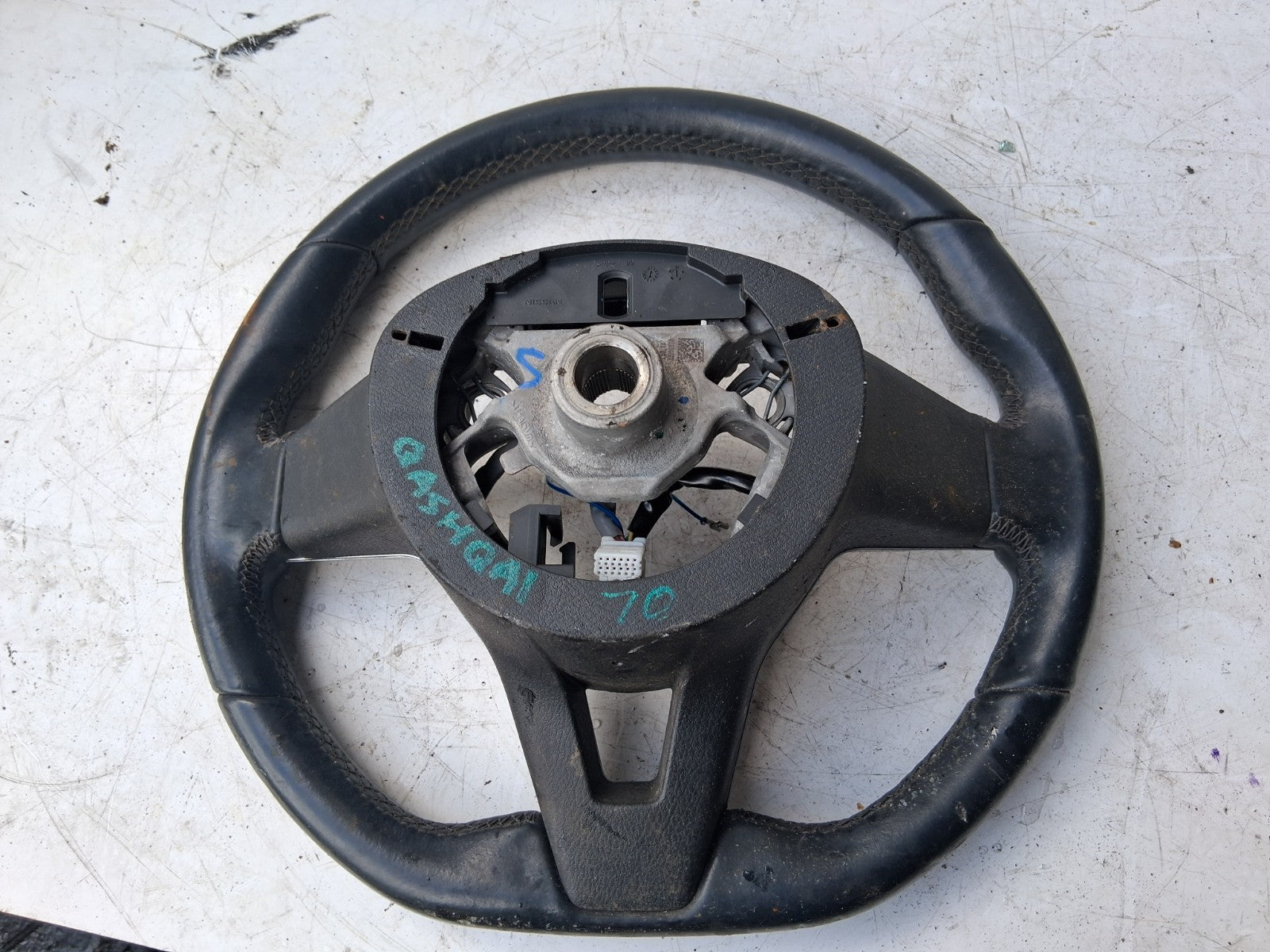 2020 NISSAN QASHQAI J11 MK2 MULTIFUNCTIONAL STEERING WHEEL BLACK 34231448F