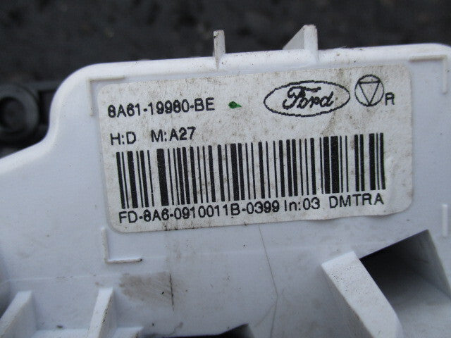 2009 FORD FIESTA MK7 HEATER CONTROL PANEL 8A6119980