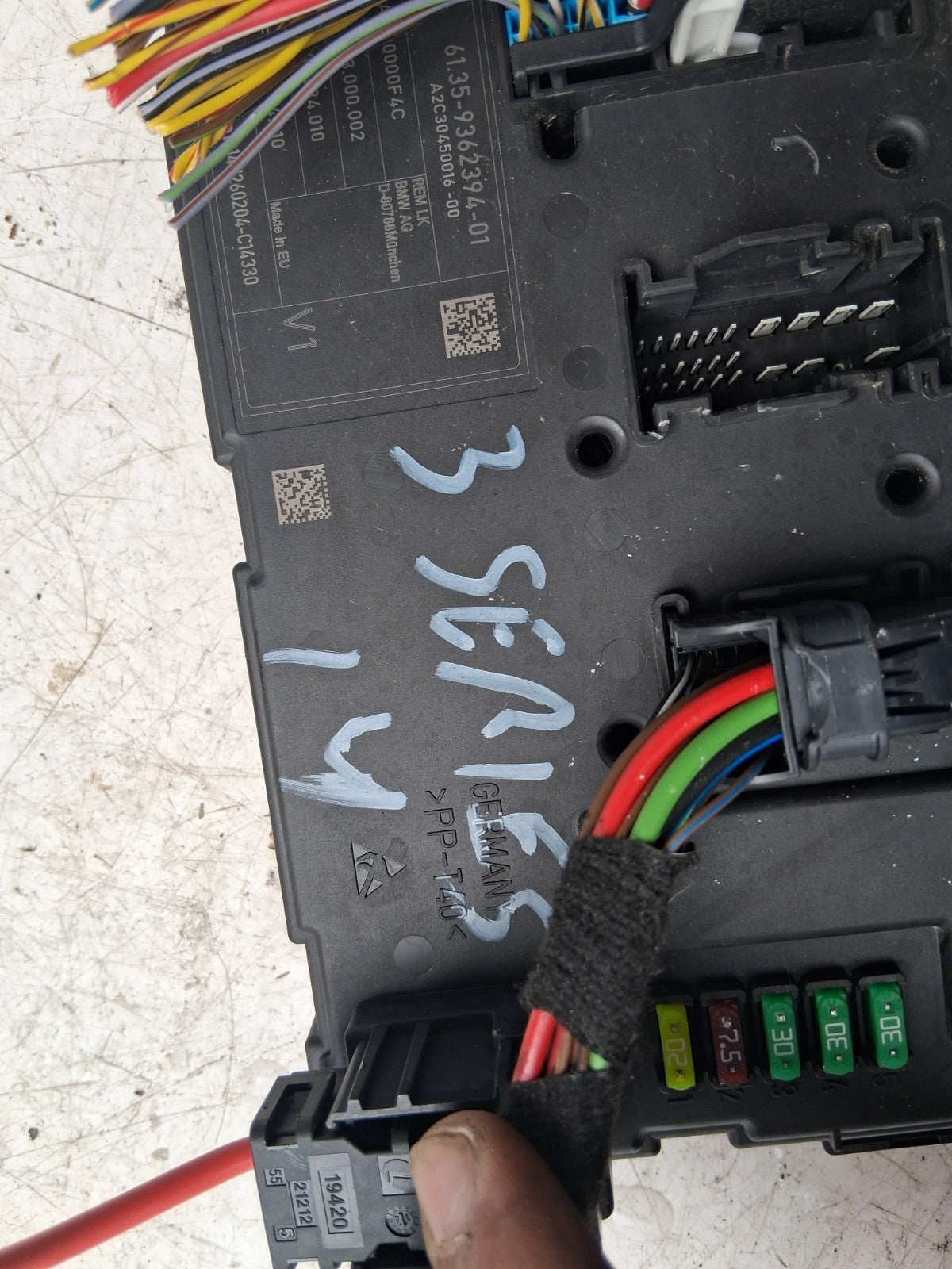 2014 BMW 3 SERIES F31 F30 BCM BODY CONTROL MODULE 9362394