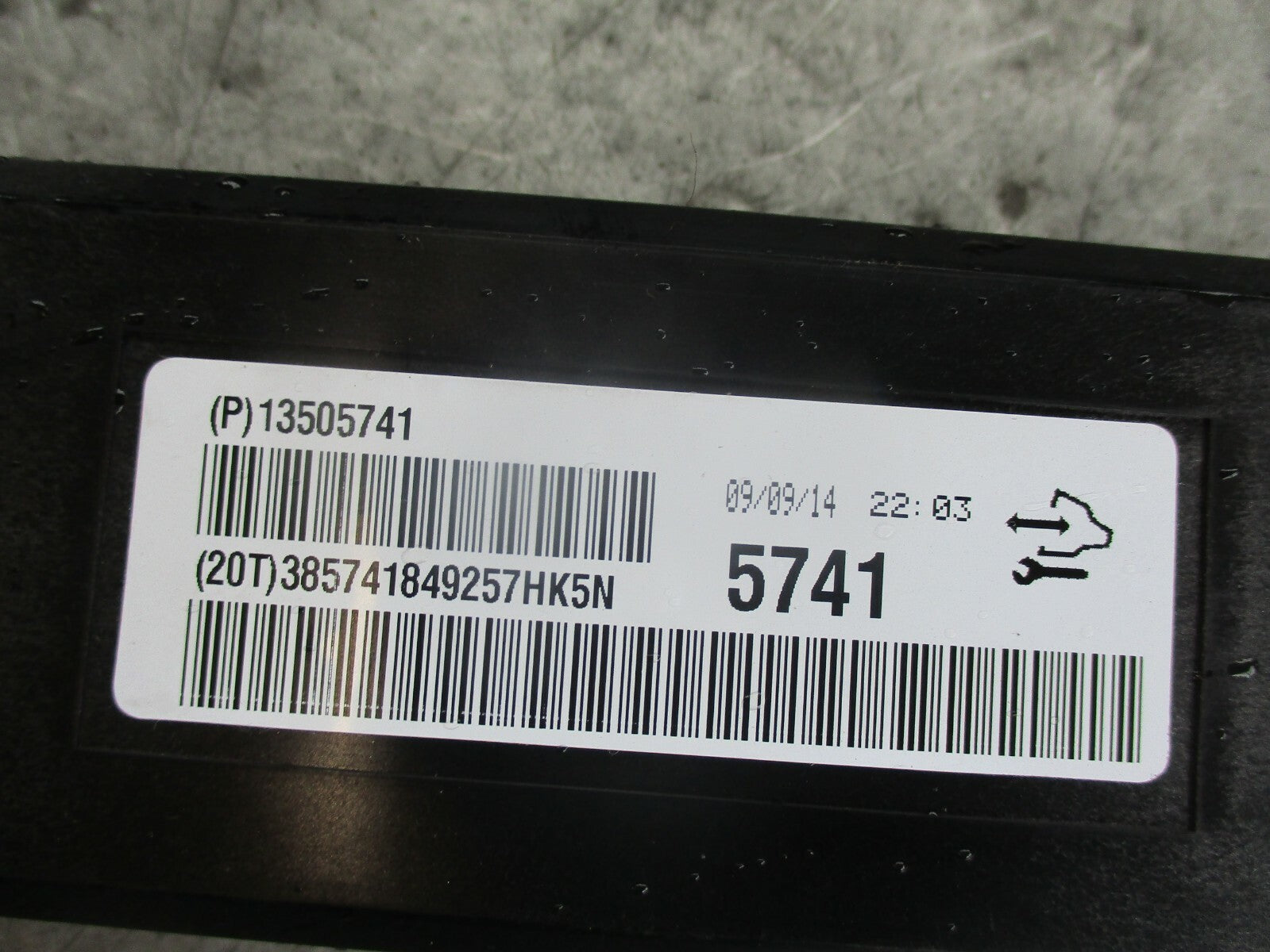 VAUXHALL INSIGNIA A (MK1) CONDITIONING CLIMATE CONTROL MODULE 13505741