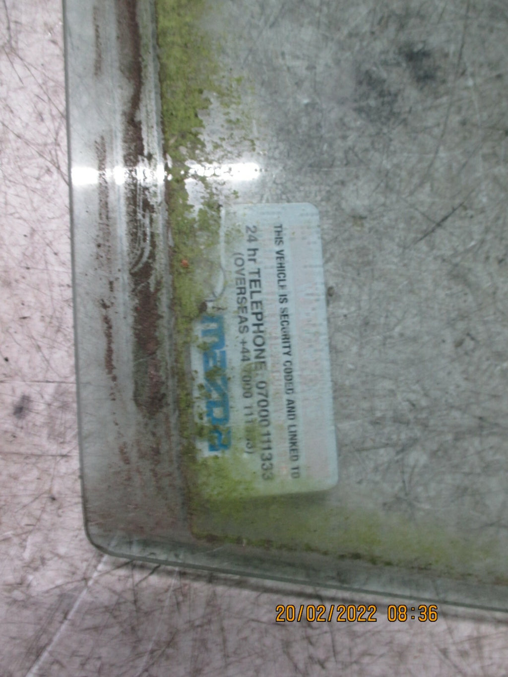 MAZDA 5 2006 MK2 NSF FRONT PASSENGER SIDE WINDOW GLASS