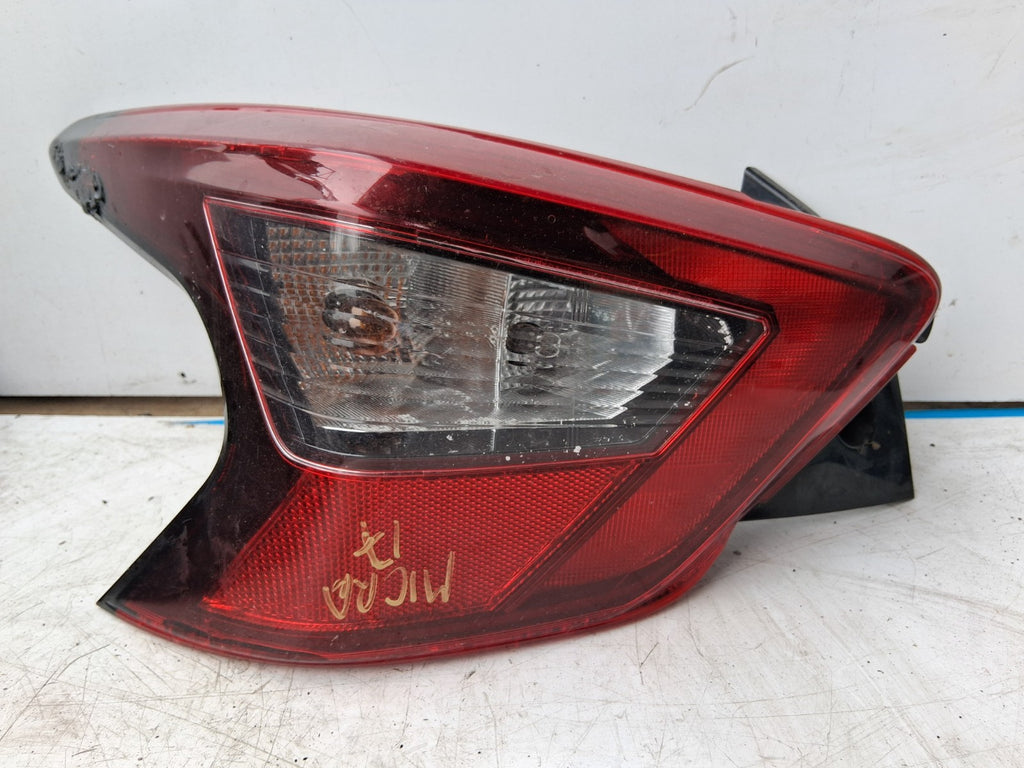 2017 NISSAN MICRA K14 NSR PASSENGER SIDE REAR LEFT TAIL LIGHT