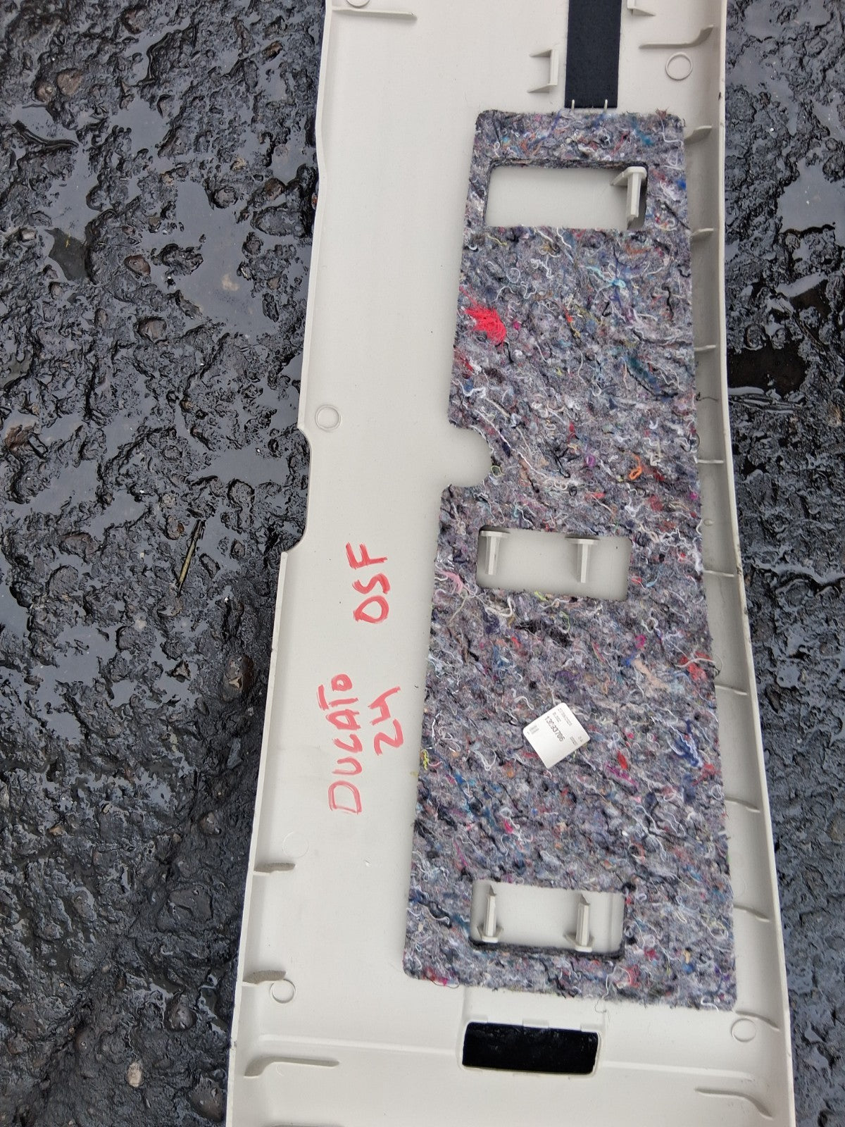 2024 FIAT DUCATO MK3 OSF DRIVER SIDE FRONT B PILLAR TRIM PANEL 1305995070