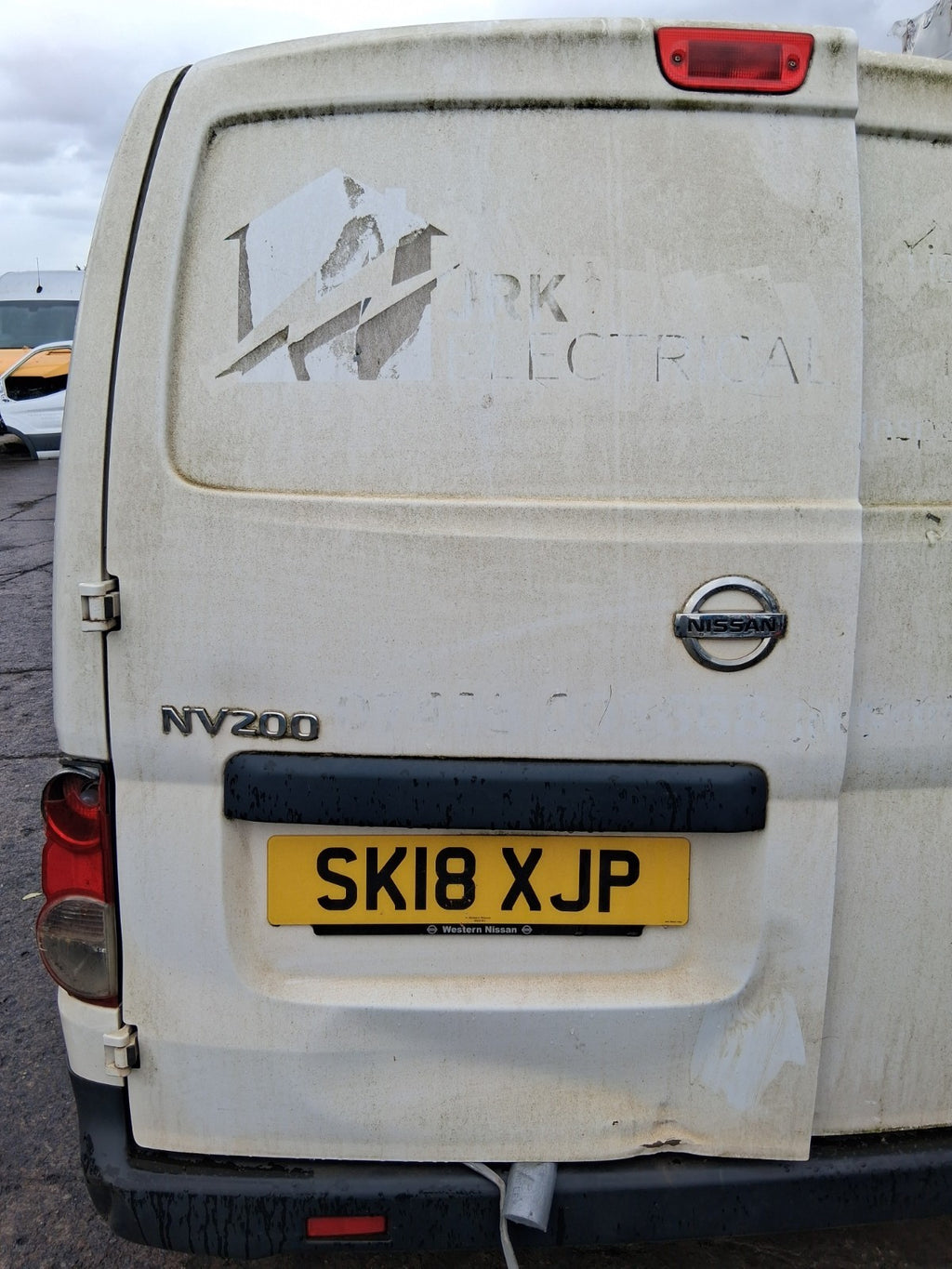 2018 NISSAN NV200 NSR PASSENGER SIDE REAR LEFT COMPLETE DOOR WHITE