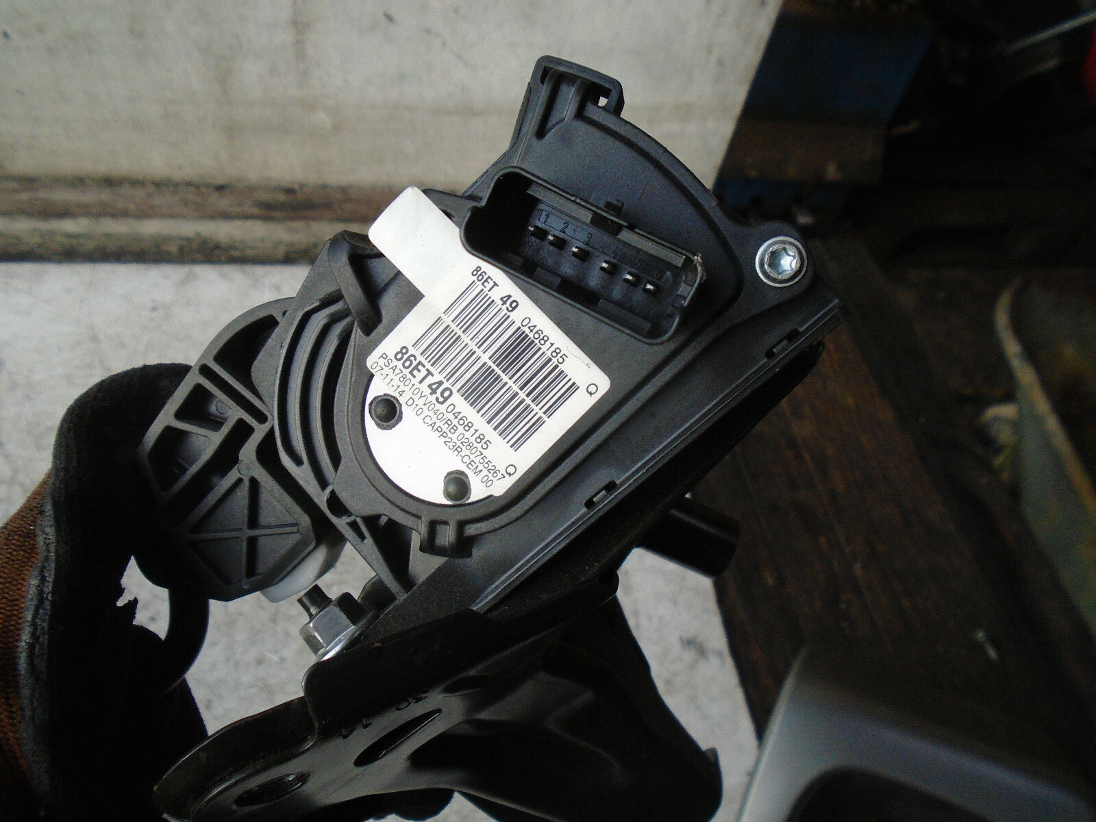 CITROEN C1 2015 MK2 PETROL ACCELERATOR THROTTLE PEDAL 78010YV040