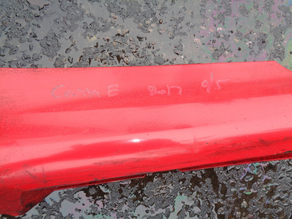 VAUXHALL CORSA E 2017 3 DOOR OS DRIVER RIGHT SIDE SKIRT RED