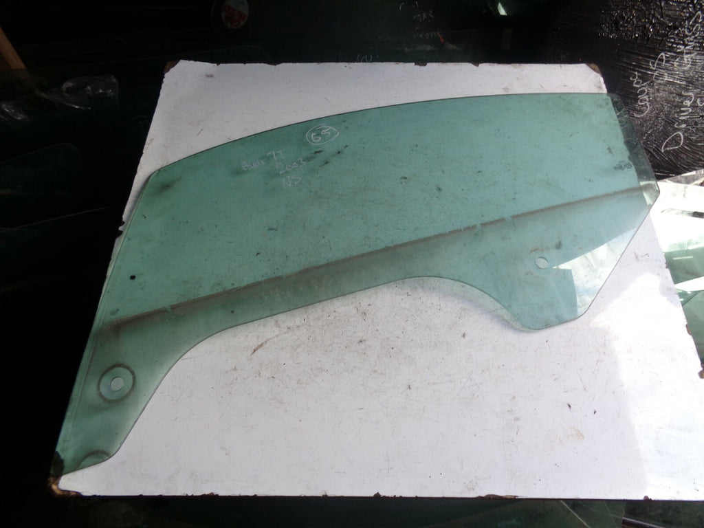 AUDI TT 2003 MK1 COUPE NS PASSENGER SIDE FRONT DOOR WINDOW GLASS