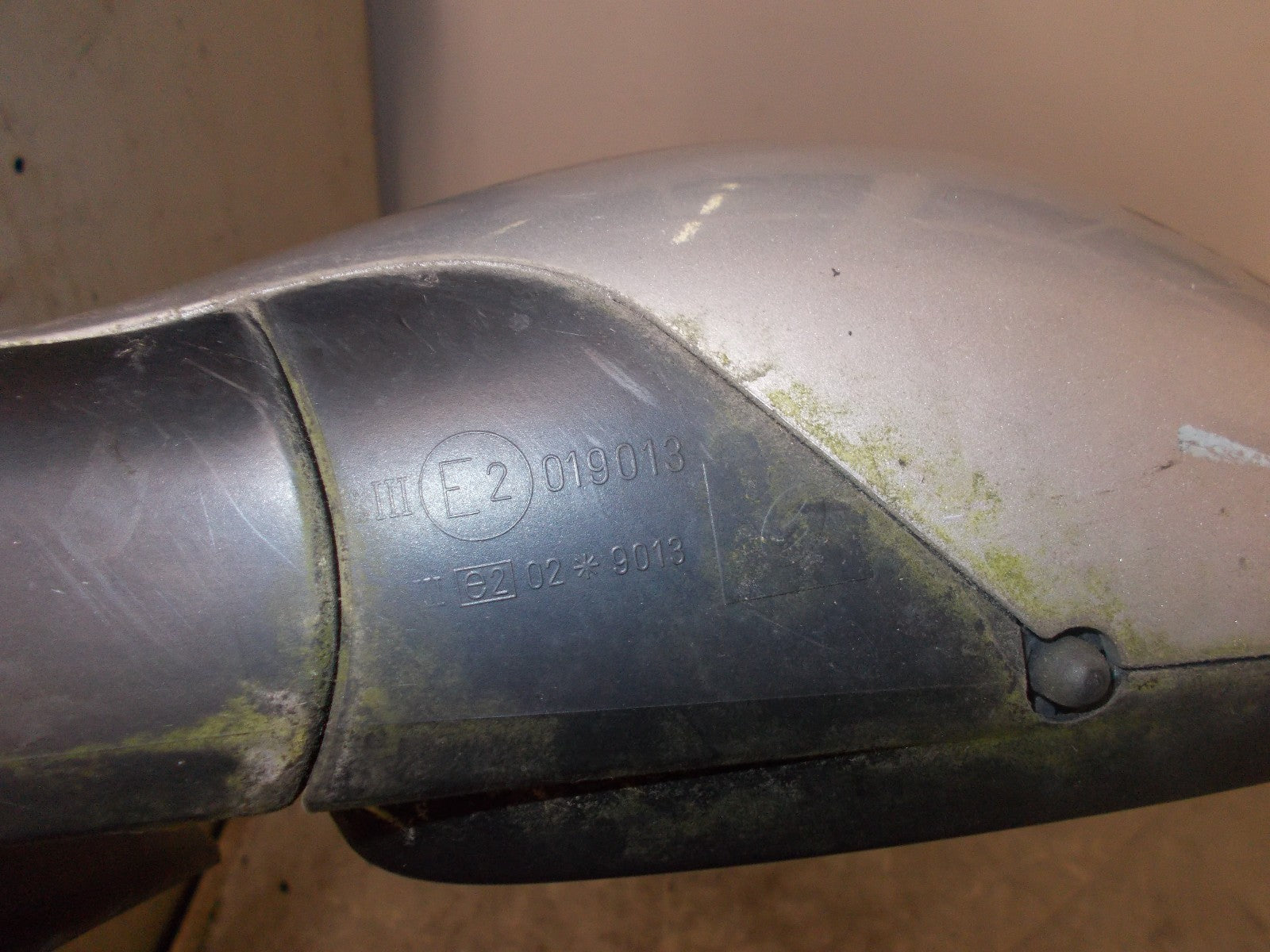 CITROEN C5 2004 OS DRIVER SIDE ELECTRIC DOOR WING MIRROR SILVER